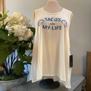 NWT Chaser taco 🌮 tank top